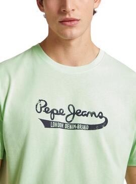 Camiseta Pepe Jeans Claude Verde para Hombre