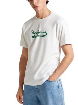 Camiseta Pepe Jeans Claude Blanco para Hombre