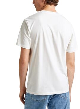 Camiseta Pepe Jeans Claude Blanco para Hombre