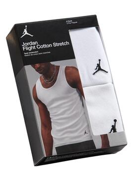 Pack 2 Camisetas Jordan Flight Base Blanco Hombre