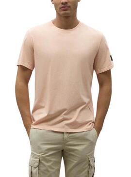 Camiseta Ecoalf Vent Naranja Para Hombre