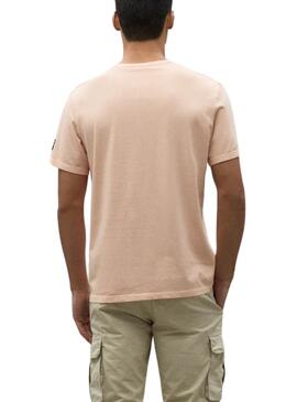 Camiseta Ecoalf Vent Naranja Para Hombre