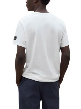 Camiseta Ecoalf Vent Blanco Para Hombre