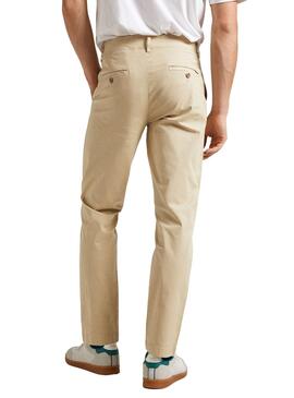 Pantalón Pepe Jeans Slim Beige para Hombre