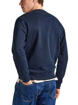 Sudadera Pepe Jeans Joe Crew Marino para Hombre