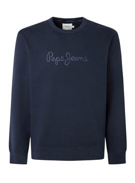 Sudadera Pepe Jeans Joe Crew Marino para Hombre