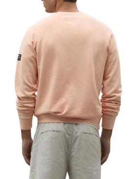 Sudadera Ecoalf Berja Naranja Para Hombre