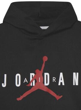 Sudadera Jordan Jumpman Sustainable Negro Niño