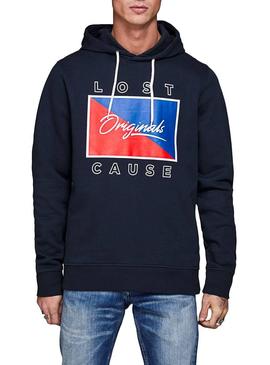 Sudadera Jack and Jones Antwon Marino Hombre