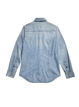 Camisa G-Star Dakota Slim Denim Para Hombre