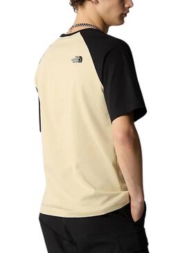 Camiseta The North Face Raglan Easy Beige Hombre