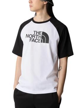 Camiseta The North Face Raglan Easy Blanco Hombre