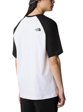 Camiseta The North Face Raglan Easy Blanco Hombre