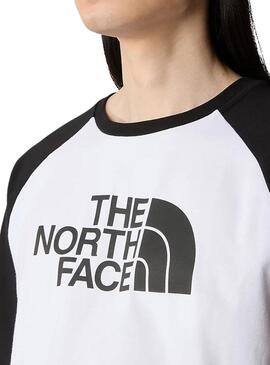 Camiseta The North Face Raglan Easy Blanco Hombre