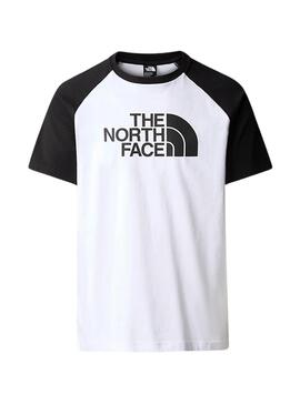Camiseta The North Face Raglan Easy Blanco Hombre
