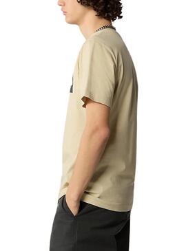 Camiseta The North Face Fine Tee Beige Hombre