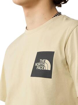 Camiseta The North Face Fine Tee Beige Hombre