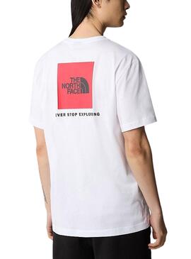 Camiseta The North Face Redbox Blanco Hombre