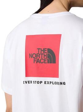 Camiseta The North Face Redbox Blanco Hombre