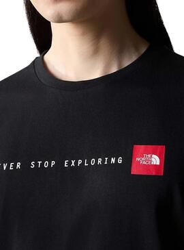 Camiseta The North Face Never Stop Negro Hombre