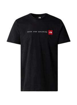 Camiseta The North Face Never Stop Negro Hombre