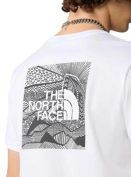 Camiseta The North Face Redbox Celebration Blanco