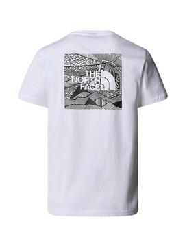 Camiseta The North Face Redbox Celebration Blanco