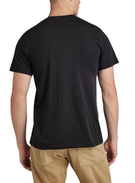 Camiseta G-Star Skeleton Negro Para Hombre