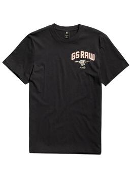 Camiseta G-Star Skeleton Negro Para Hombre