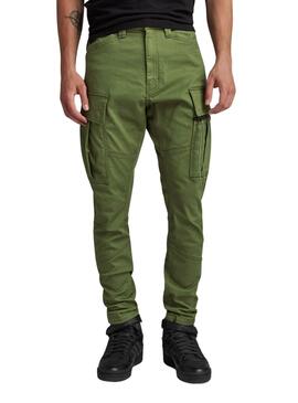 Pantalón G-Star Zip 3D Skinny Cargo Verde Hombre