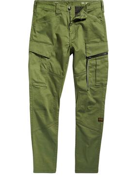 Pantalón G-Star Zip 3D Skinny Cargo Verde Hombre