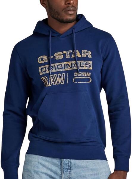 G-Star Sudadera Moto Sport Gr Loose R Azul