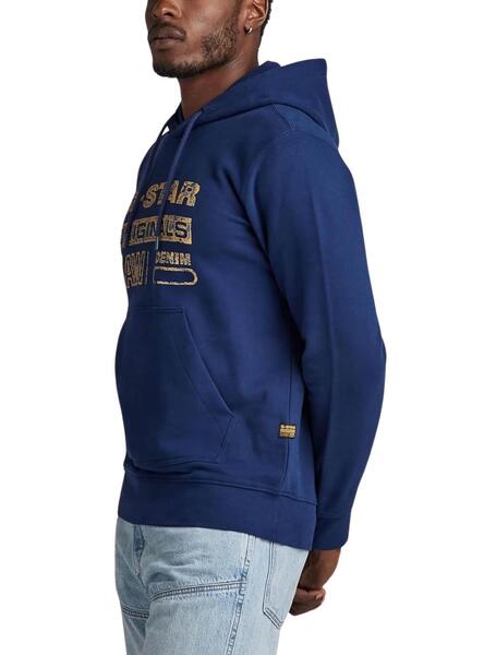 G-Star Sudadera Moto Sport Gr Loose R Azul