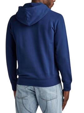 Sudadera G-Star Distressed Originals Azul Hombre