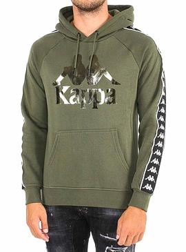 Sudadera Kappa Hurtado Authentic Verde Hombre 