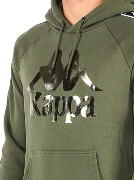 Sudadera Kappa Hurtado Authentic Verde Hombre 