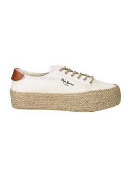 Zapatillas Pepe Jeans Kyle Blanco para Mujer