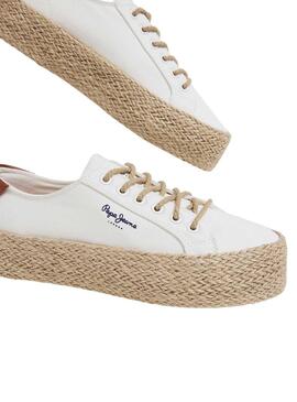 Zapatillas Pepe Jeans Kyle Blanco para Mujer