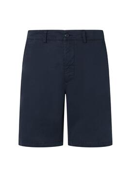 Bermudas Pepe Jeans Chino Marino para Hombre