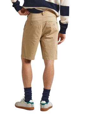 Bermudas Pepe Jeans Chino Beige para Hombre