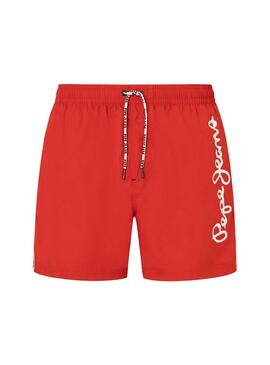 Bañador Pepe Jeans Logo Rojo para Hombre