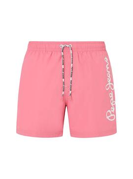 Bañador Pepe Jeans Logo Rosa para Hombre