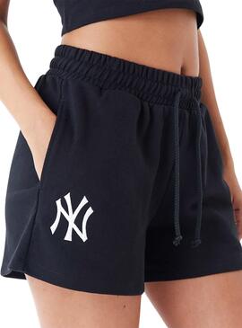 Short New Era New York Yankees MLB Negro Mujer