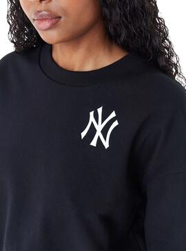 Sudadera New Era Crop New York Yankees MLB Negro