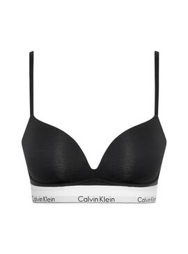 Sujetador Calvin Klein Plunge Negro para Mujer
