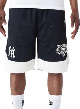 Bermuda New Era Mesh New York Yankee Negro Hombre