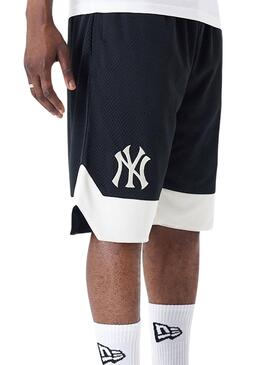 Bermuda New Era Mesh New York Yankee Negro Hombre