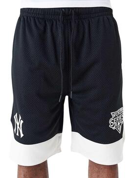 Bermuda New Era Mesh New York Yankee Negro Hombre