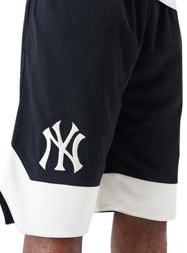 Bermuda New Era Mesh New York Yankee Negro Hombre