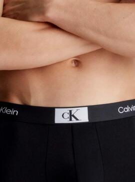 Calzoncillos Calvin Klein Distressed Negro Hombre